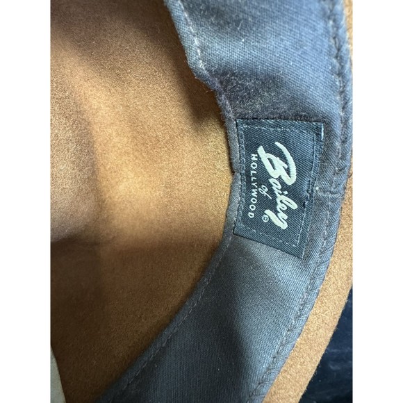 Bailey Of Hollywood Fedora Litefelt Packable Made in USA Feathers Brown - Picture 9 of 12